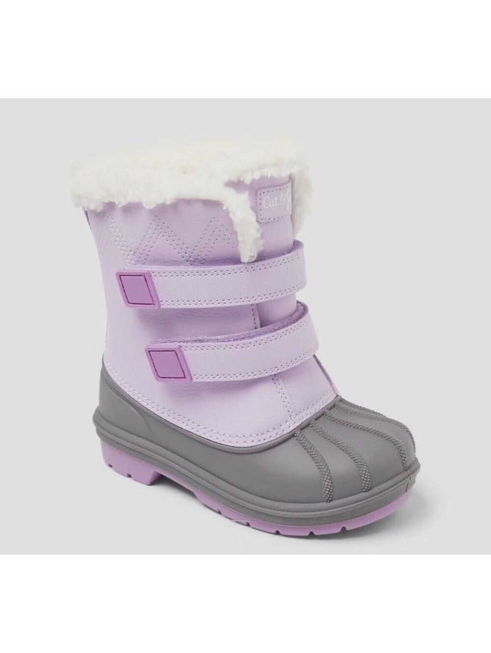 NEW size 9 Toddler purple Denver faux fur Winter Boots Waterproof - Cat & Jack™